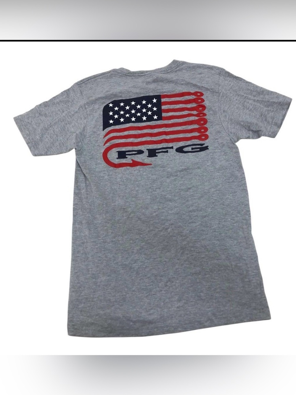 New Columbia PFG American Flag Lure T Shirt Small